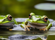 Tutte le fasi della metamorfosi degli anfibi