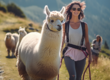 benefici passeggiata con gli alpaca