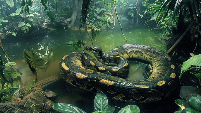 L'anaconda: il serpente più grande del mondo