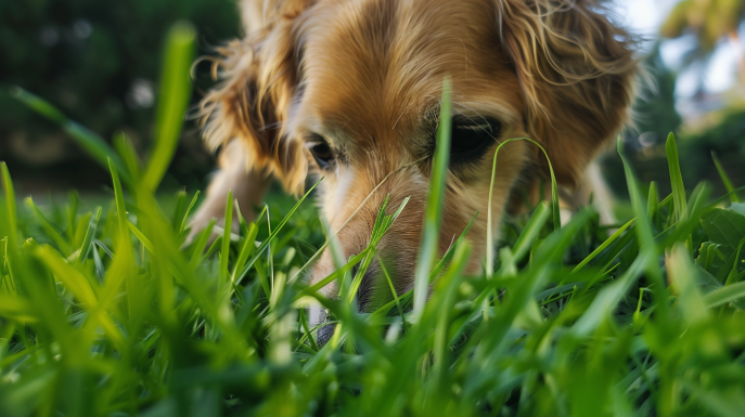 Il mio cane mangia l'erba: perché e come evitare