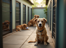 Cane felice in cerca di una nuova casa