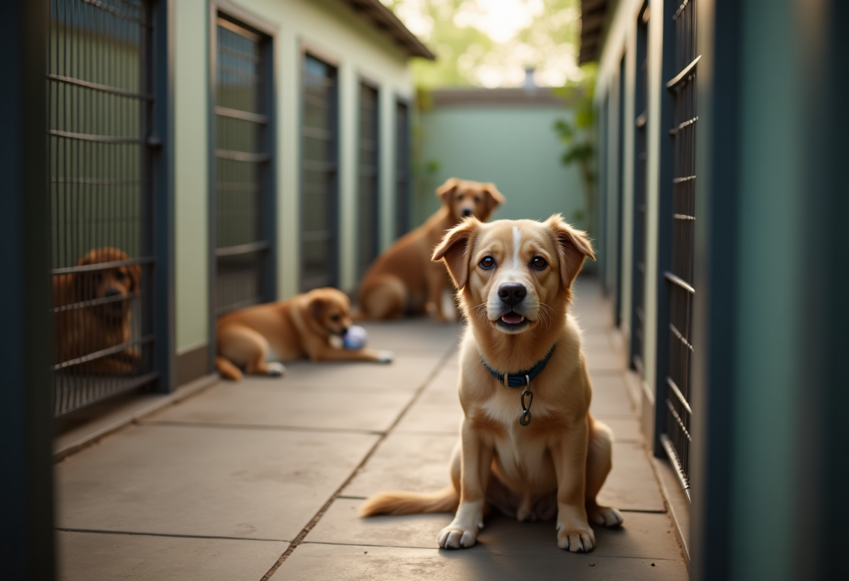 Cane felice in cerca di una nuova casa