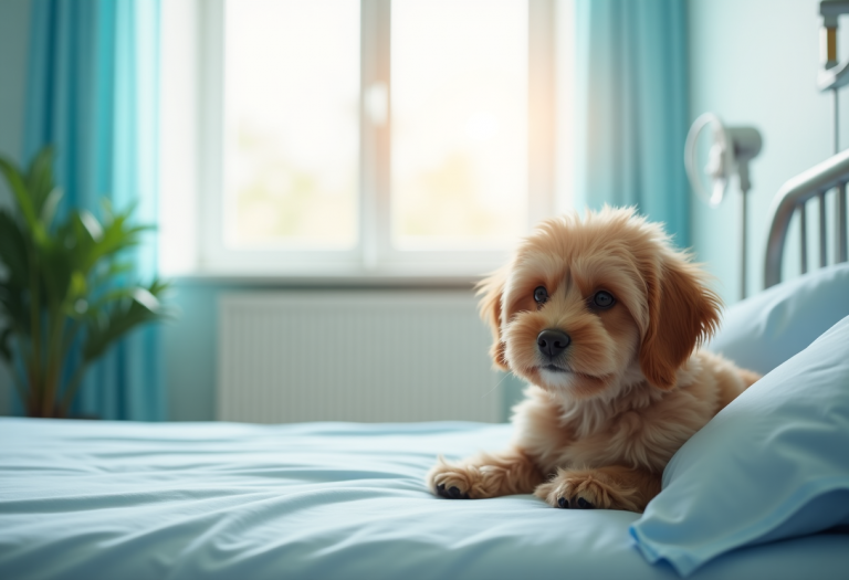 Animali d'affezione in visita a pazienti in ospedale