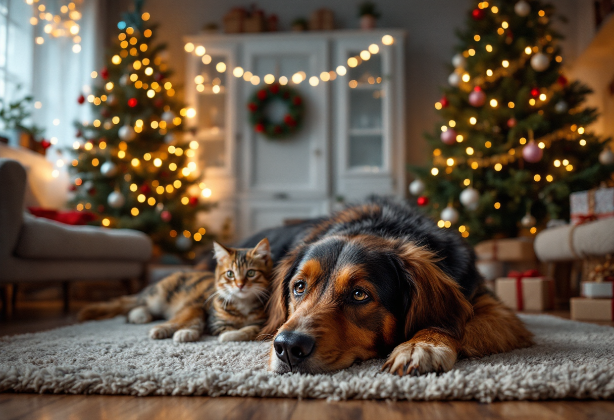 Animali al sicuro durante i festeggiamenti di Capodanno