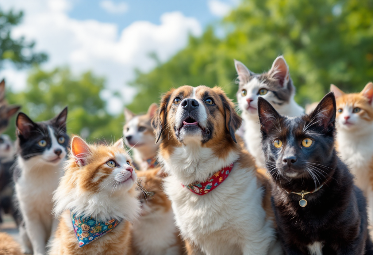 Rituale di benedizione degli animali a Sant'Antonio Abate