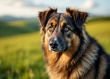 Cane con pedigree, simbolo di razza e qualità