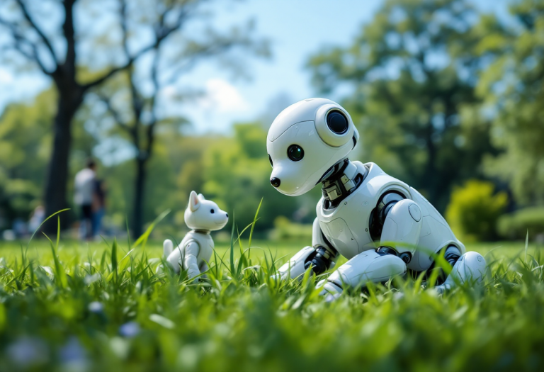 Animali robotici che imitano i pet tradizionali