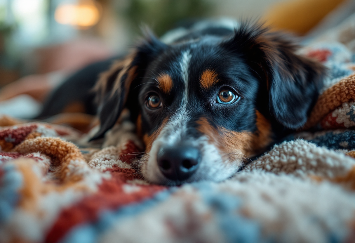 Cane con epilessia idiopatica e alimentazione sana