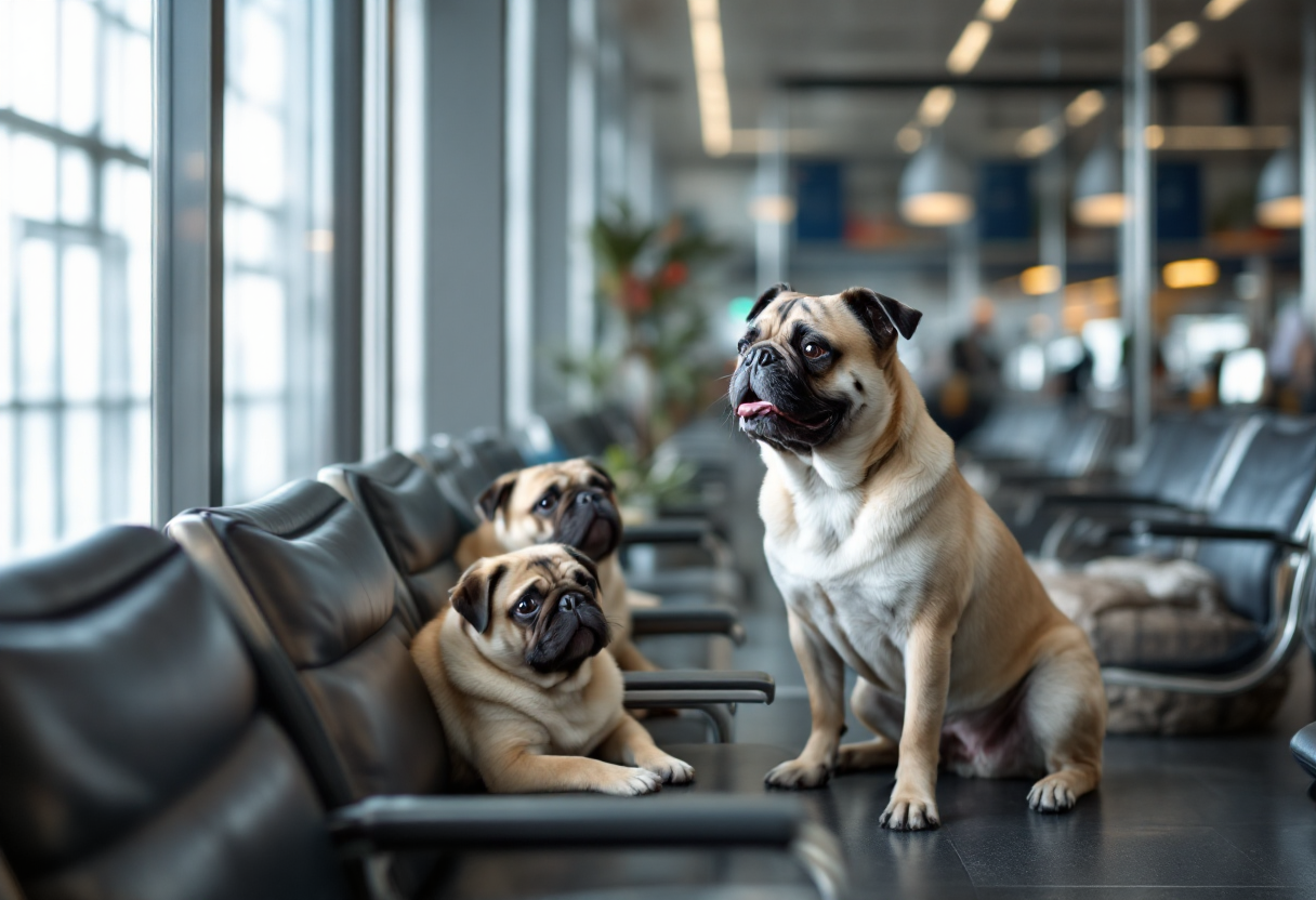 Animali domestici in viaggio con compagnie aeree